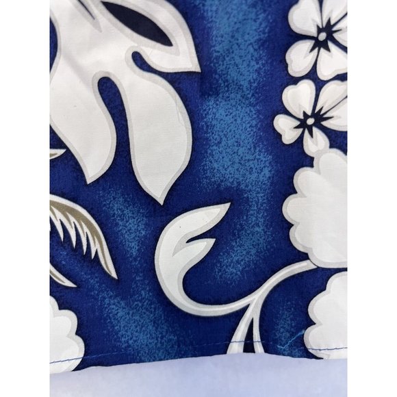 Kys Hawaiian Bungee Dress Girls 6 Blue Tropical Flowers  Hibuscus and Surfboard - Picture 5 of 7